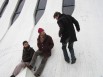 Trois personnes. Centre culturel Le Volcan. Le Havre. France