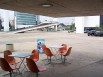 Terrasse vide. Musée des cultures d'Amérique Latine. Sao Paulo. Brésil