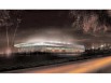 Le stade du Mans de nuit