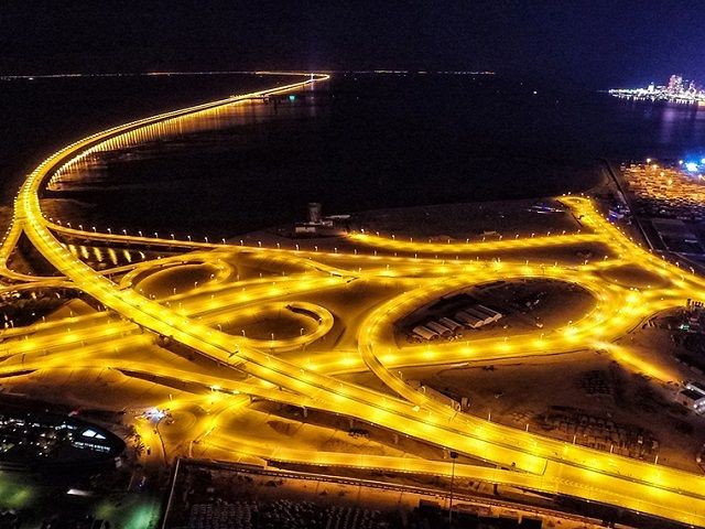 le plus grand pont en mer du monde