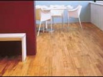 Parquet en Jatoba à deux frises