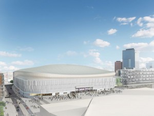 Arena 92 : le coup d'envoi des travaux est lancé