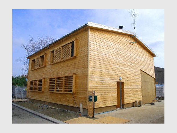 Maison écologique en bois