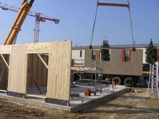 Maison écologique en bois