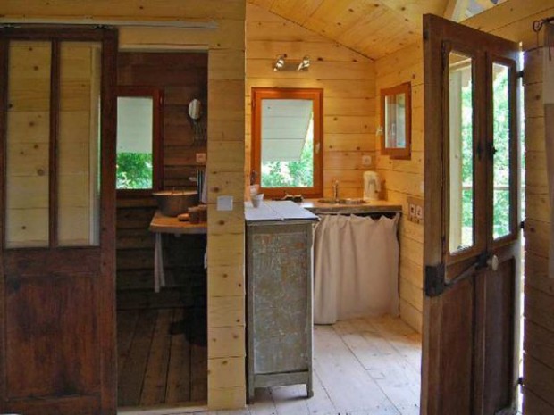 Intérieur de cabane