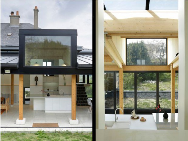 Extension en rez-de-jardin par NS Archi