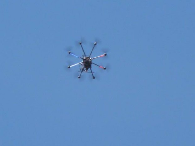 Drone en vol