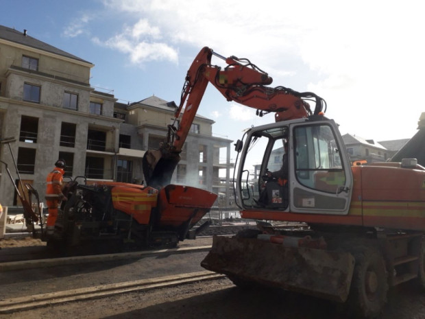 Chantier travaux publics