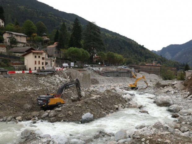 Vallée Vésubie tempête Aline