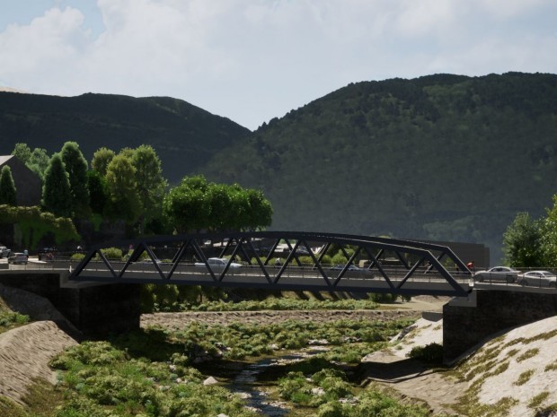 Saint-Martin-Vésubie pont reconstruction vallée tempête catastrophe