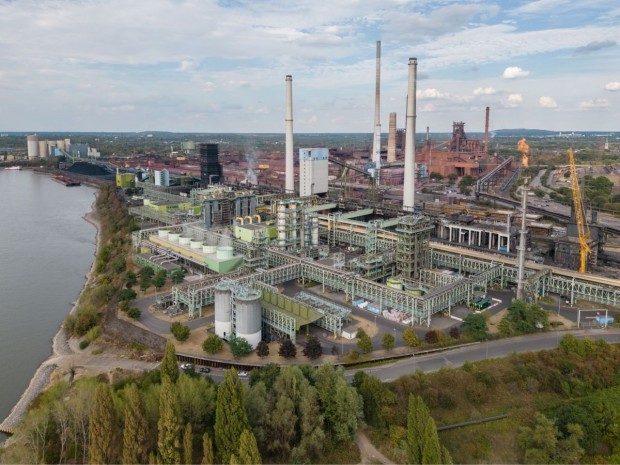 Site ThyssenKrupp Steel à Duisbourg, en Allemagne.