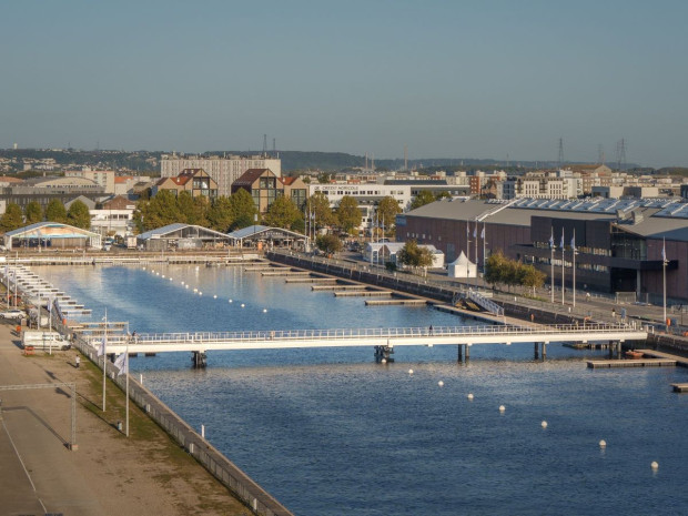 Passerelle du bassin Paul Vatine - Le Havre