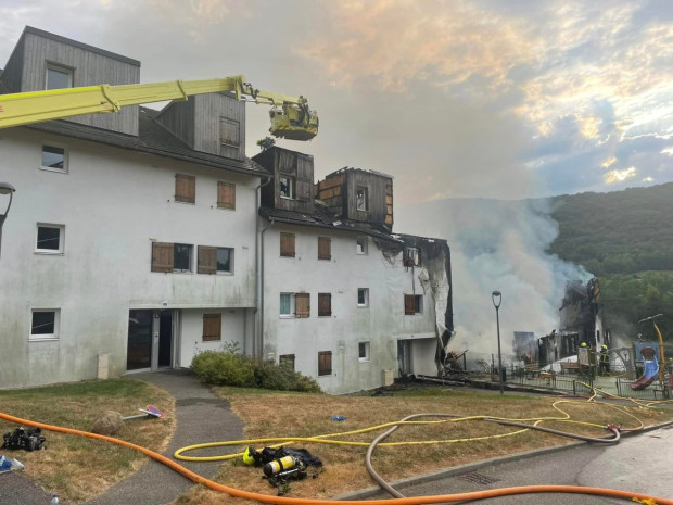 Incendie Grésy-sur-Aix