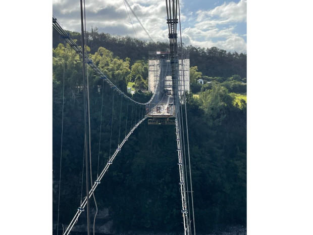 Pont suspendu de la Rivière de l'Est La Réunion