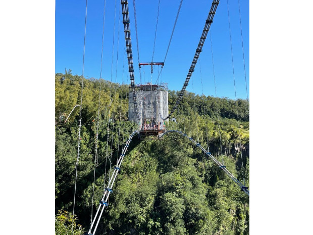 Pont suspendu de la Rivière de l'Est La Réunion