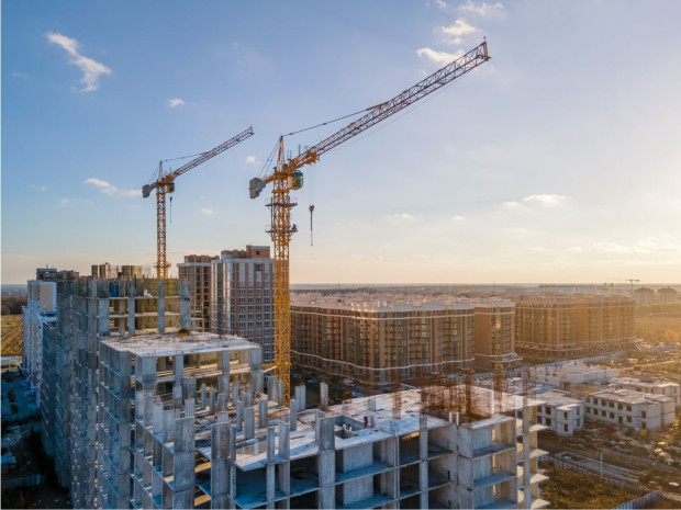 Chantier de construction d elogements 