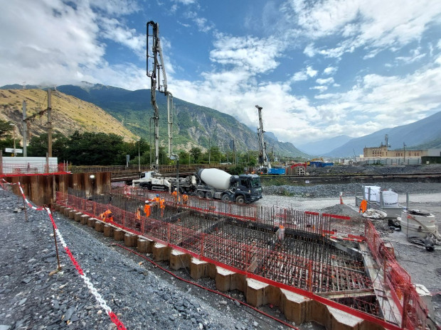 Visite chantier interconnexion Lyon-Turin, le 4 septembre 2024