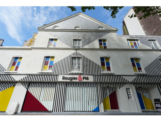 Rougier&Plé Daniel Buren magasin Paris façade