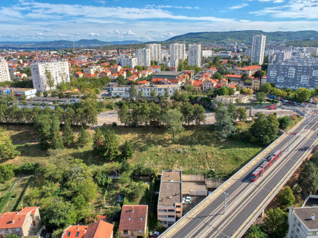 Vue drone emplacement parc de la Muraille