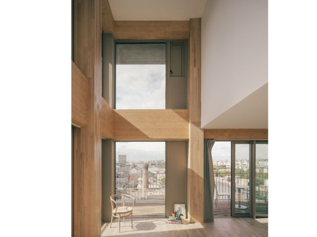 Tour Wood Up LAN Architecte