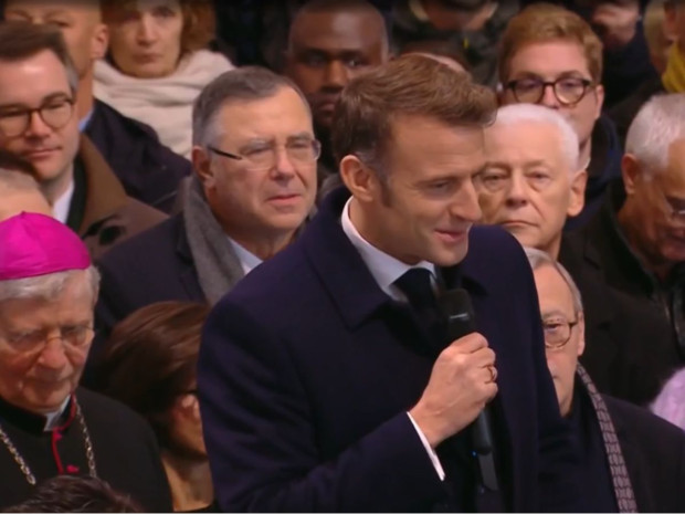 Emmanuel Macron Notre-Dame de Paris