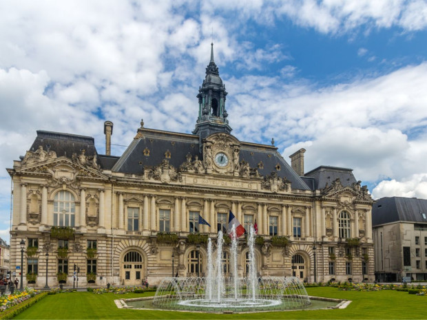 Hôtel de ville de Tours, région Centre