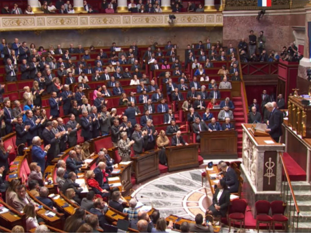 Assemblée nationale, le 4 décembre 2024.