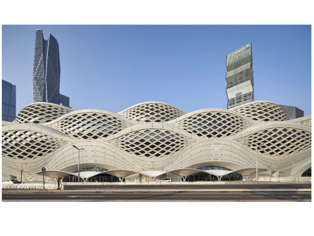 Zaha Hadid Architects station métro King Abdullah Financial District Arabie Saoudite