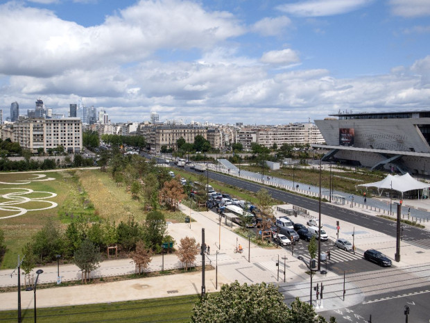 La porte Maillot réaménagée 