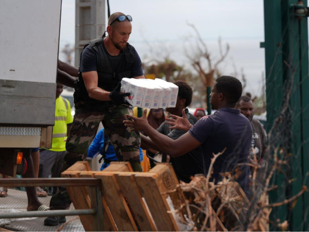 Mayotte cyclone Chido distribution denrée alimentaire