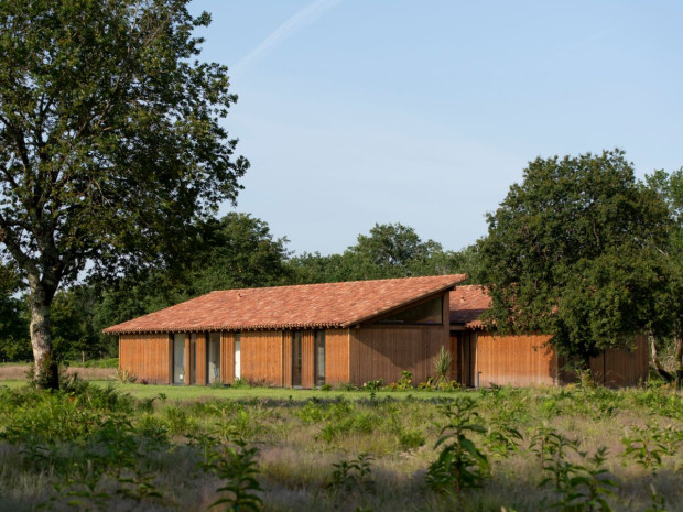 Maison de l'Airial - prix logement individuel - grand prix Tuile en terre cuite