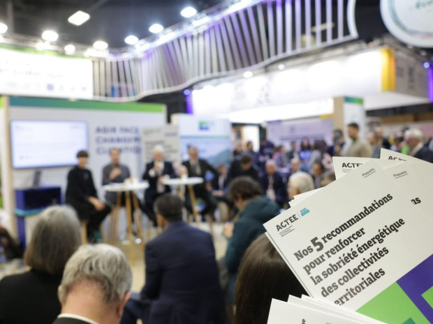 Actee au Salon des maires à Paris en novembre 2024