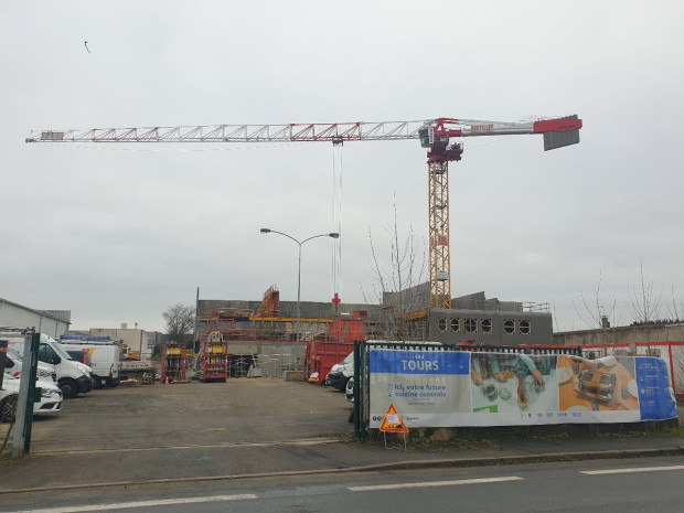 Chantier de la cuisine centrale de Tours