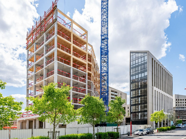 Tour Silva en construction à Bordeaux