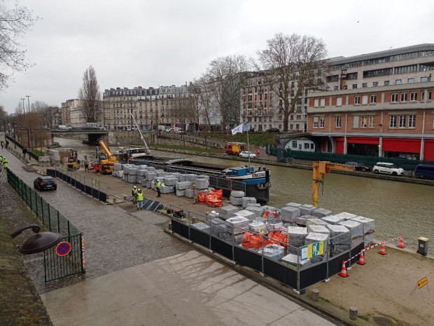 Quai de Jemmapes base logistique