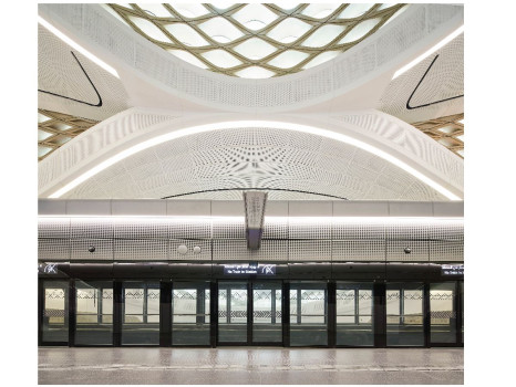 Zaha Hadid Architects station métro King Abdullah Financial District Arabie Saoudite